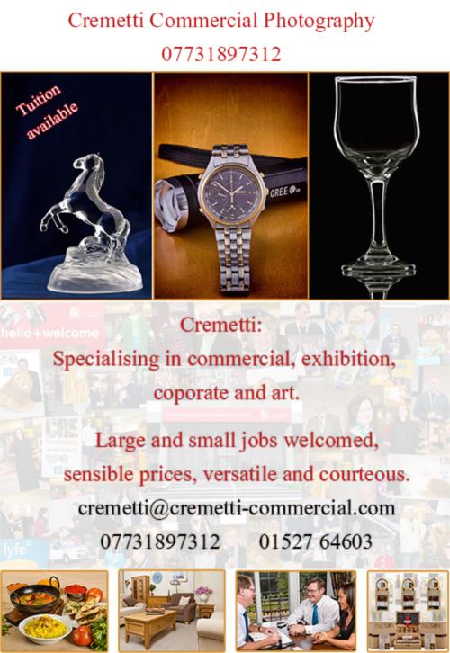 Cremetti Commercial Photography Redditch